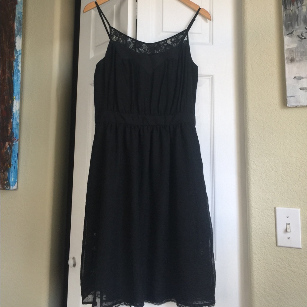 FRENCH CONNECTION black lace dress, size US 6